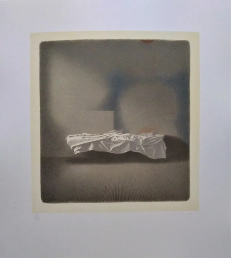 リトグラフ Ferroni - Lettino