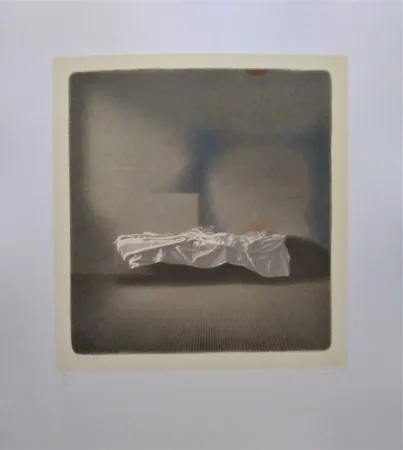 リトグラフ Ferroni - Lettino