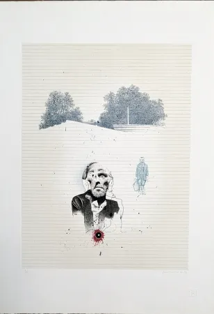 リトグラフ Ferroni - Norge-ultimo addio