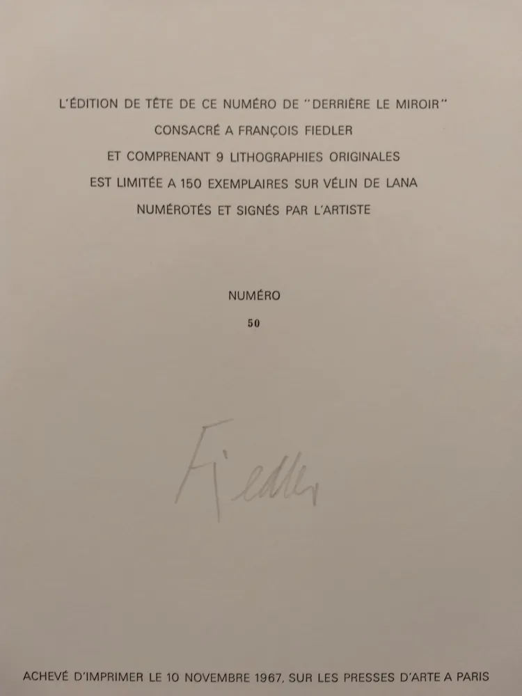 挿絵入り本 Fiedler - Edition Tete DLM 167