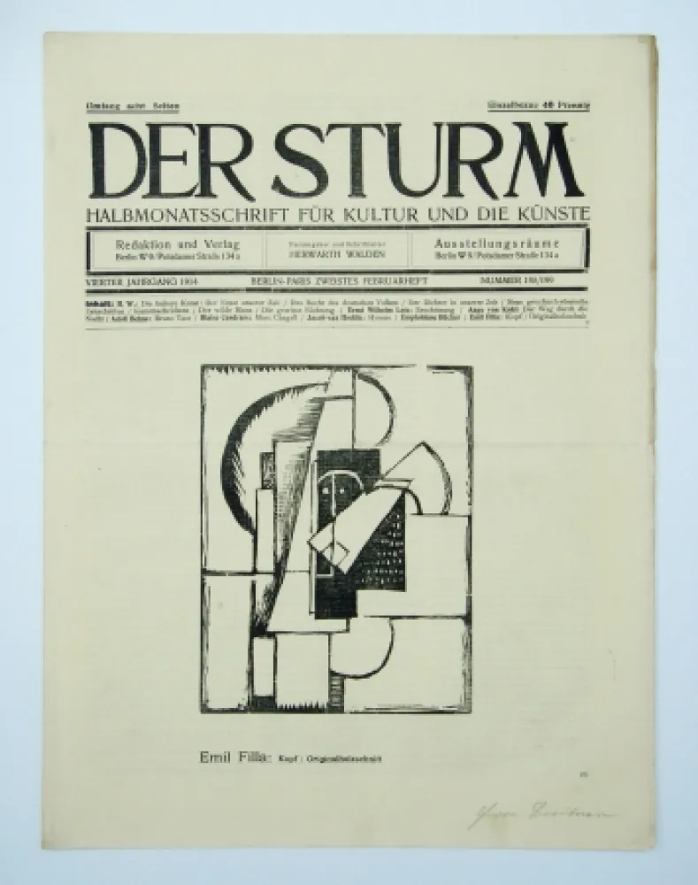 木版 Filla - Kopf (Head)