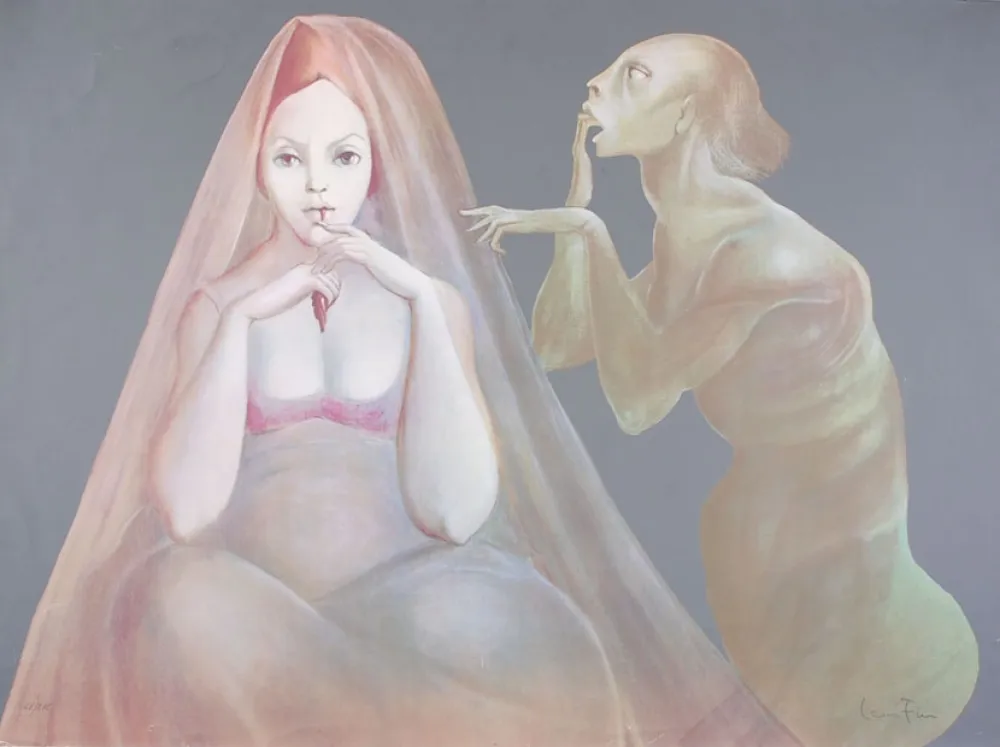 シルクスクリーン Fini - Amine (album: Mille et Une Nuits)