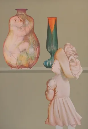 リトグラフ Fini - La leçon de fragilité