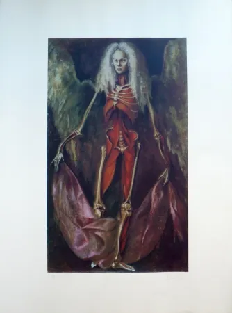 リトグラフ Fini - L’Ange de l’Anatomie