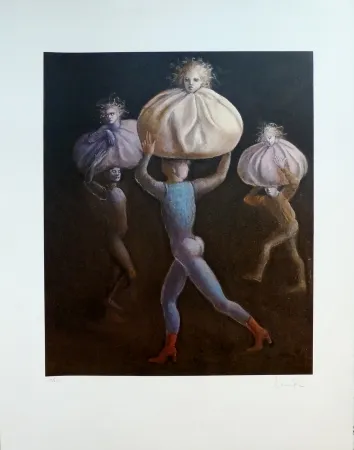 リトグラフ Fini - Le Bal des Ingrats