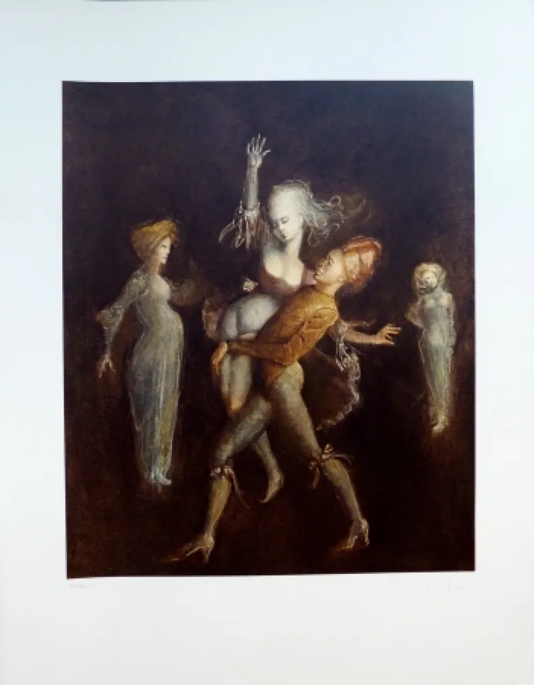 リトグラフ Fini - L’Enlèvement