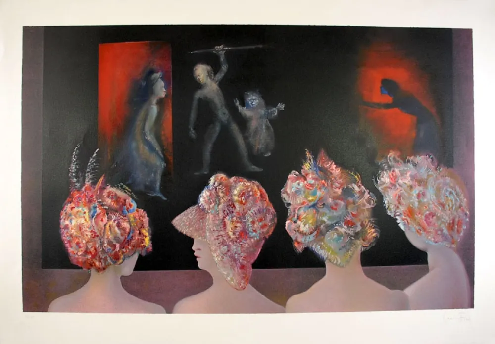 リトグラフ Fini - Spectacle