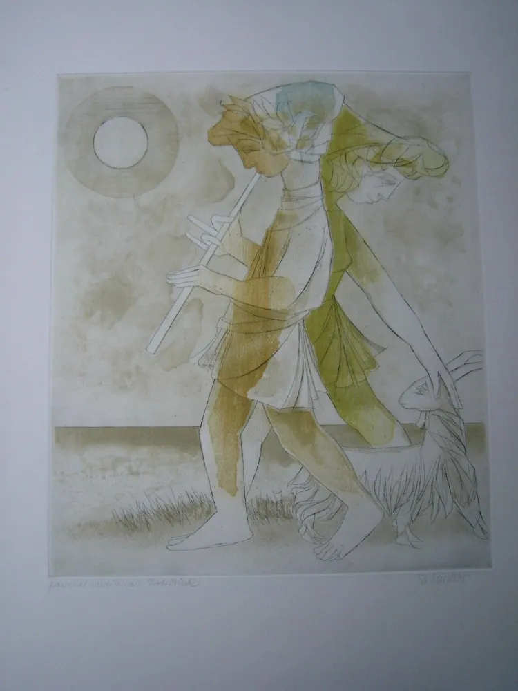 エッチングと　アクチアント Finsterer - Pastoral-mediterran I