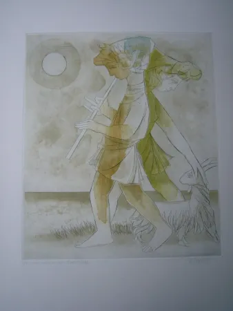 エッチングと　アクチアント Finsterer - Pastoral-mediterran I