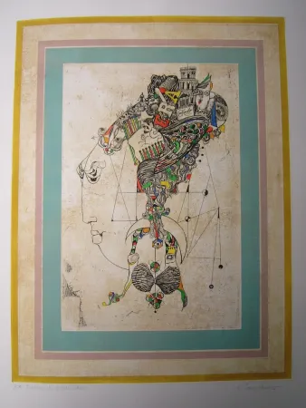 エッチングと　アクチアント Finsterer - Traum der alten Dame