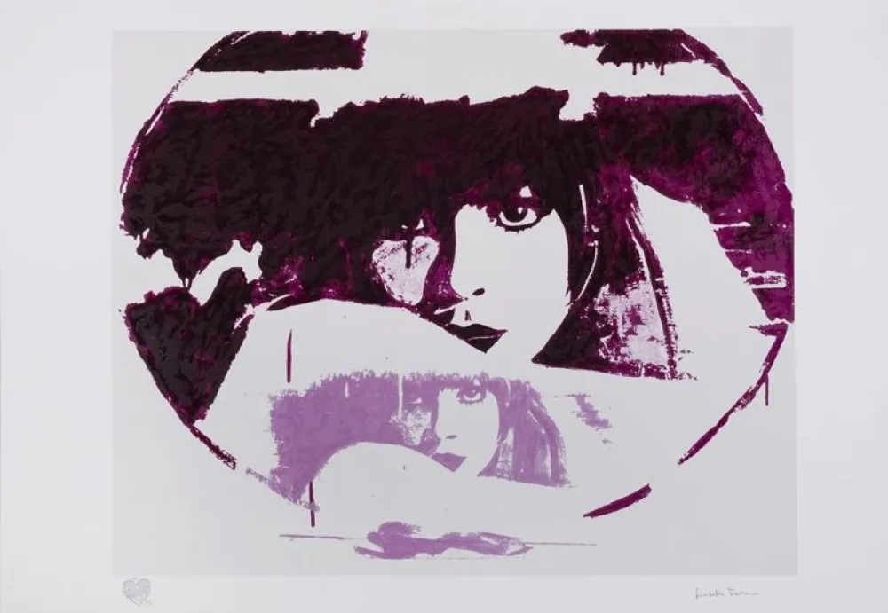 シルクスクリーン Fioroni - Doppio liberty, violet