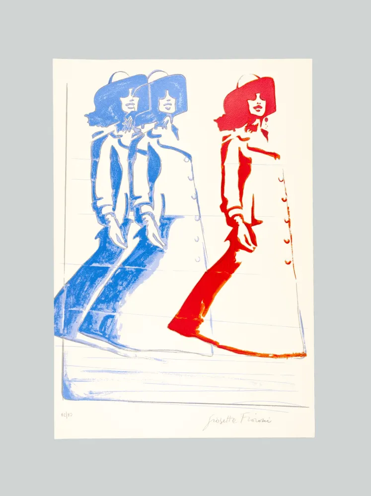 シルクスクリーン Fioroni - Gli involucri