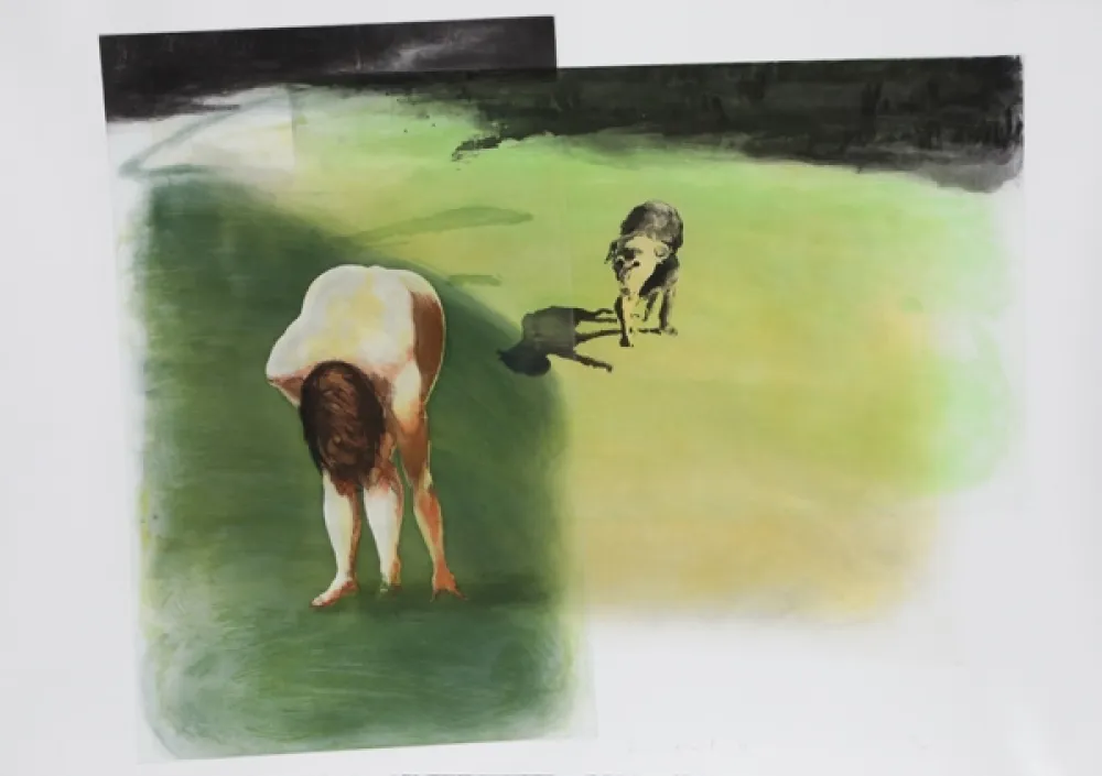 エッチングと　アクチアント Fischl - III from Beach Scenes Series