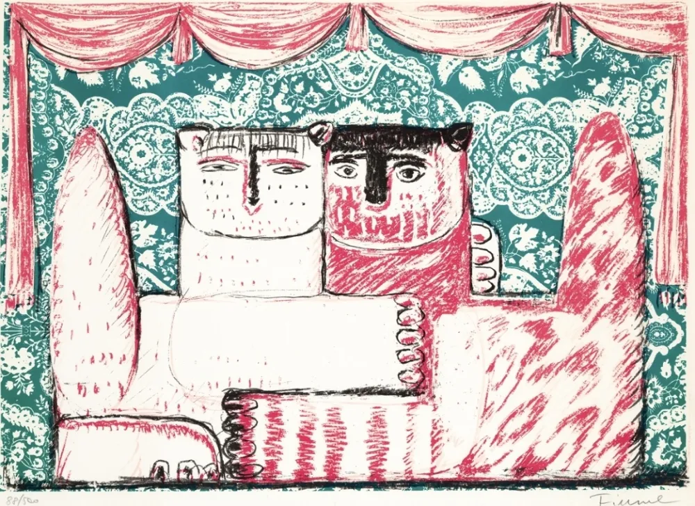 リトグラフ Fiume - Gatti