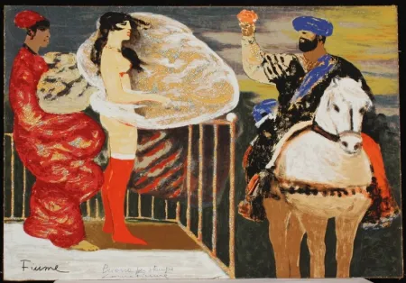 シルクスクリーン Fiume - OMAGGIO DEL SULTANO