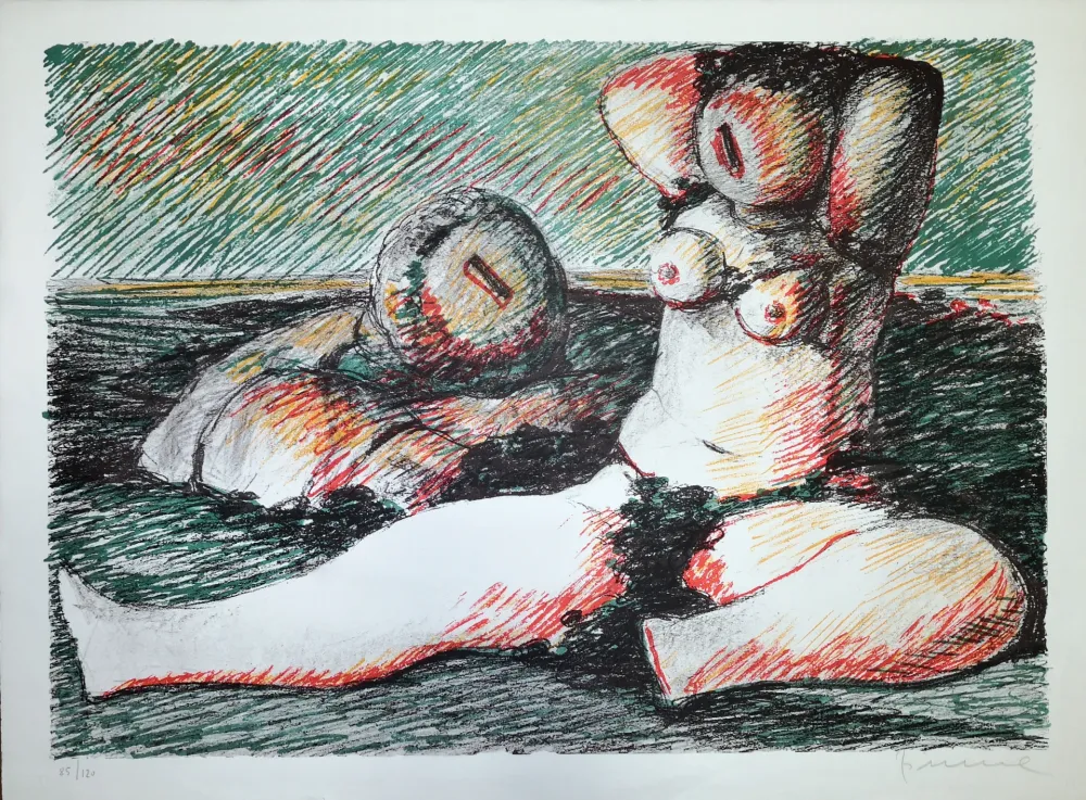 リトグラフ Fiume - Poesia d'amore