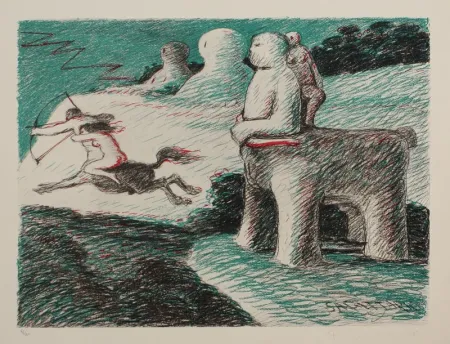 リトグラフ Fiume - SAGGITARIO