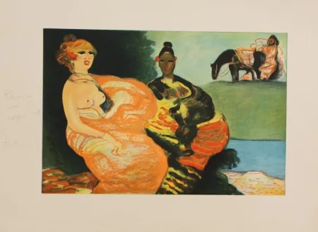 シルクスクリーン Fiume - SENZA TITOLO