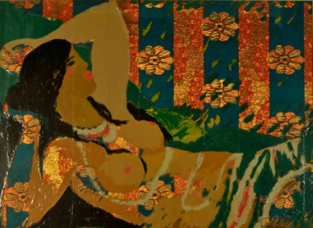 シルクスクリーン Fiume - Senza titolo