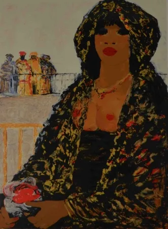 シルクスクリーン Fiume - Senza titolo