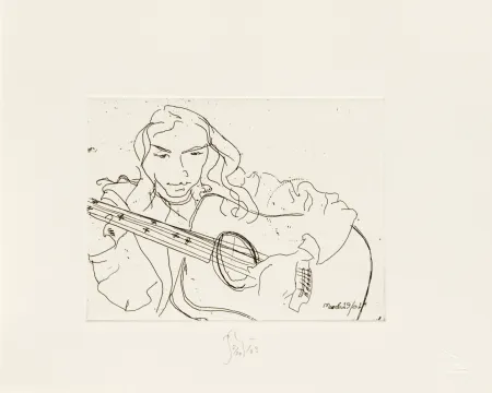 彫版 Flanagan - Annabelle and Guitar