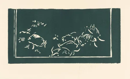 リノリウム彫版 Flanagan - Stones