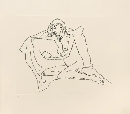 彫版 Flanagan - Woman reading