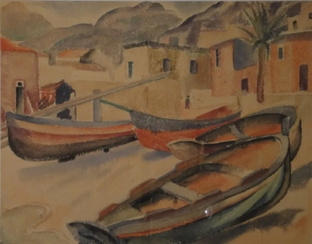 技術的なありません Fleischmann - (Fischerboote am Strand eines Ortes am Mittelmeer)