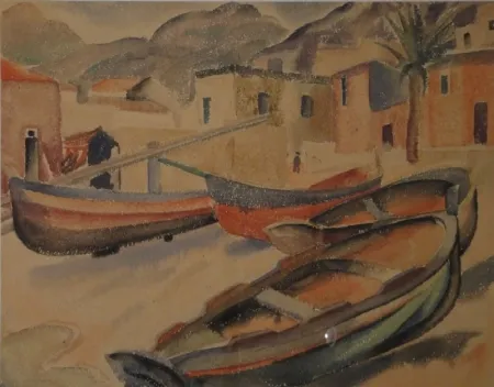 技術的なありません Fleischmann - (Fischerboote am Strand eines Ortes am Mittelmeer)