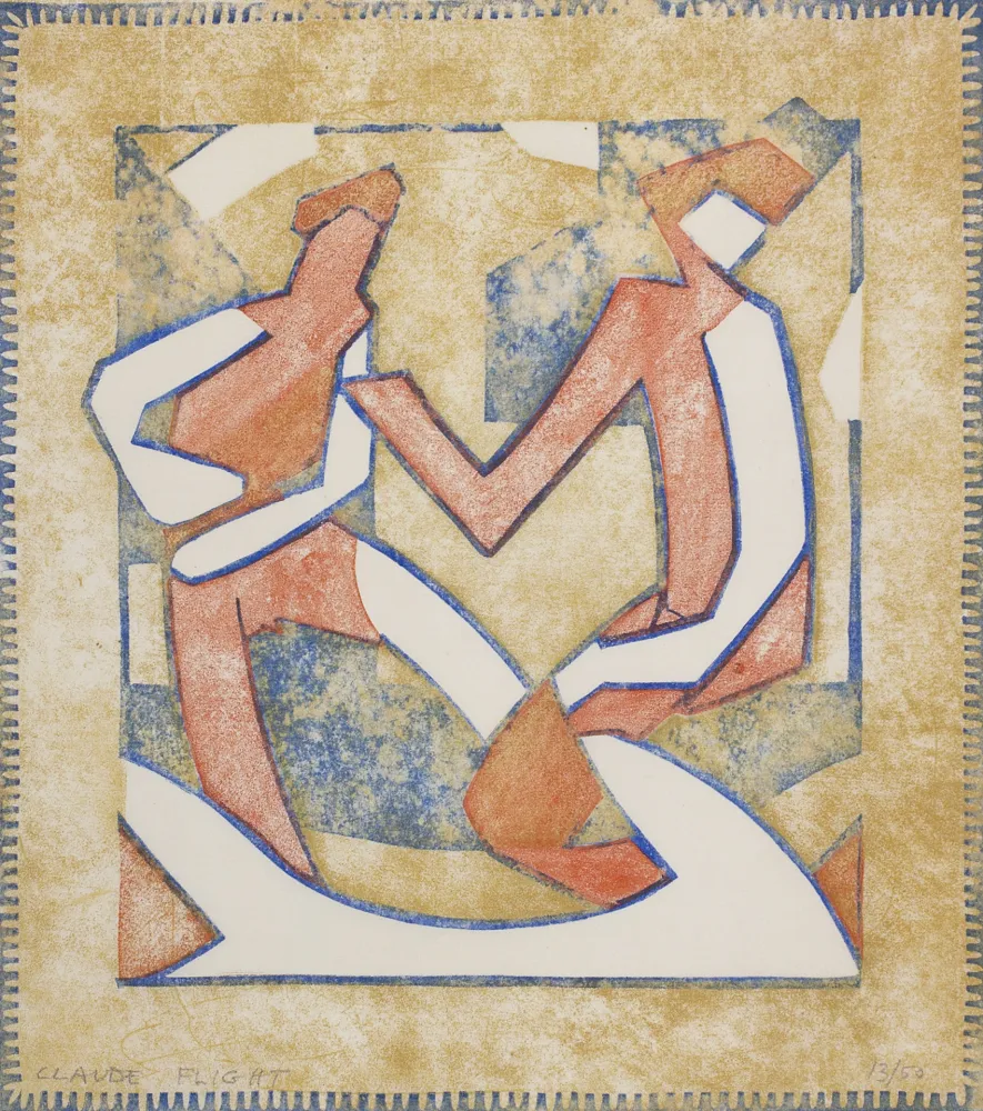 リノリウム彫版 Flight - Discussion