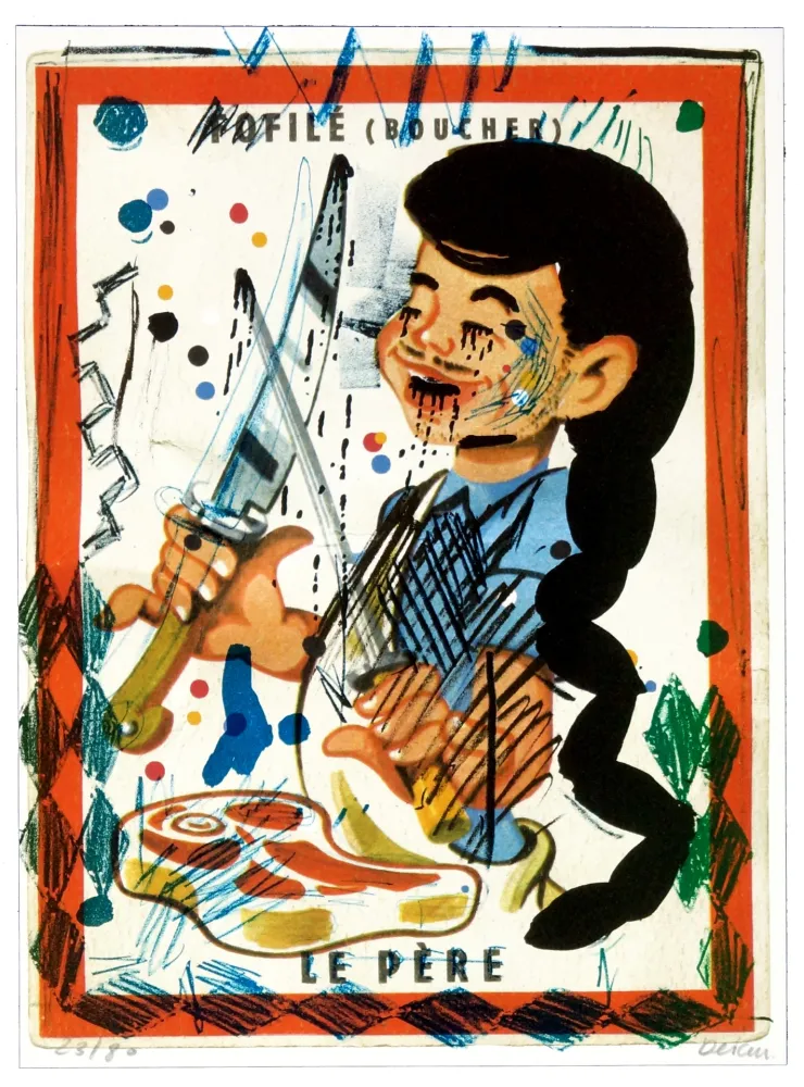 リトグラフ Flores - Faufilé (Boucher)