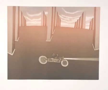 エッチングと　アクチアント Folon - Crépuscule