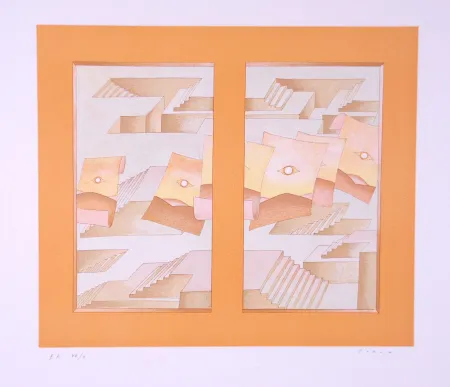 リトグラフ Folon - Image pour Berggruen