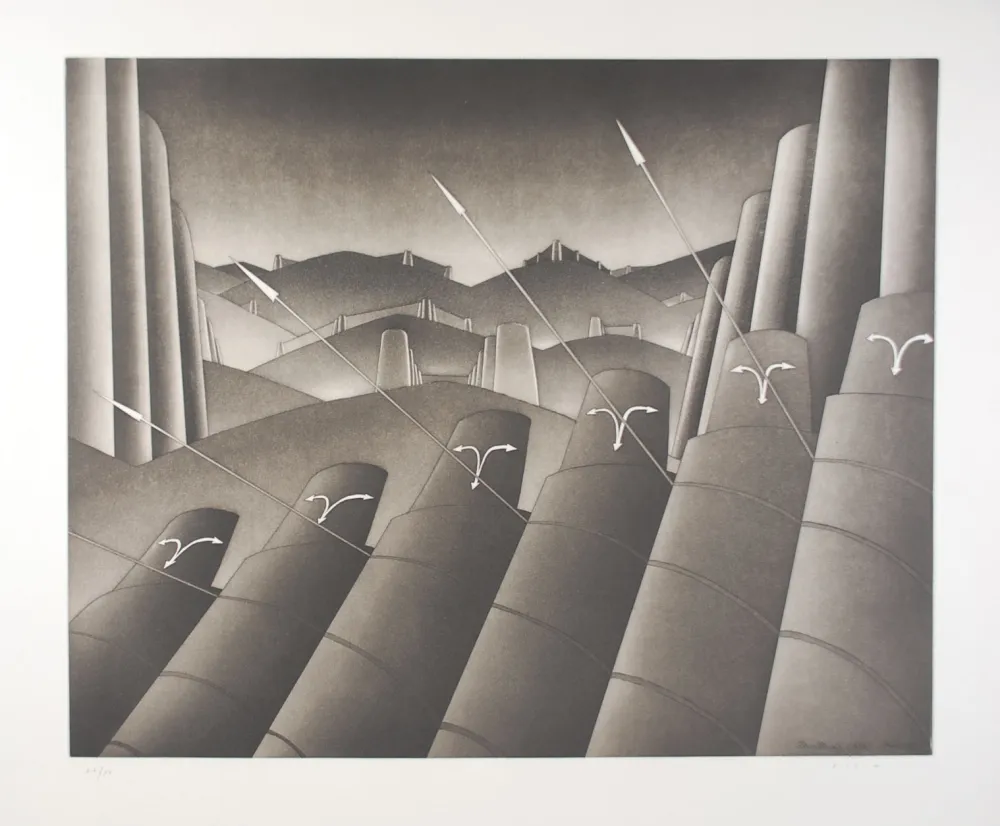 エッチングと　アクチアント Folon - La Menace I