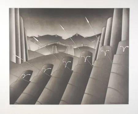 エッチングと　アクチアント Folon - La Menace I