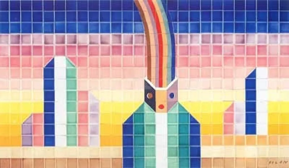 セラミック Folon - La Pensée (céramique)