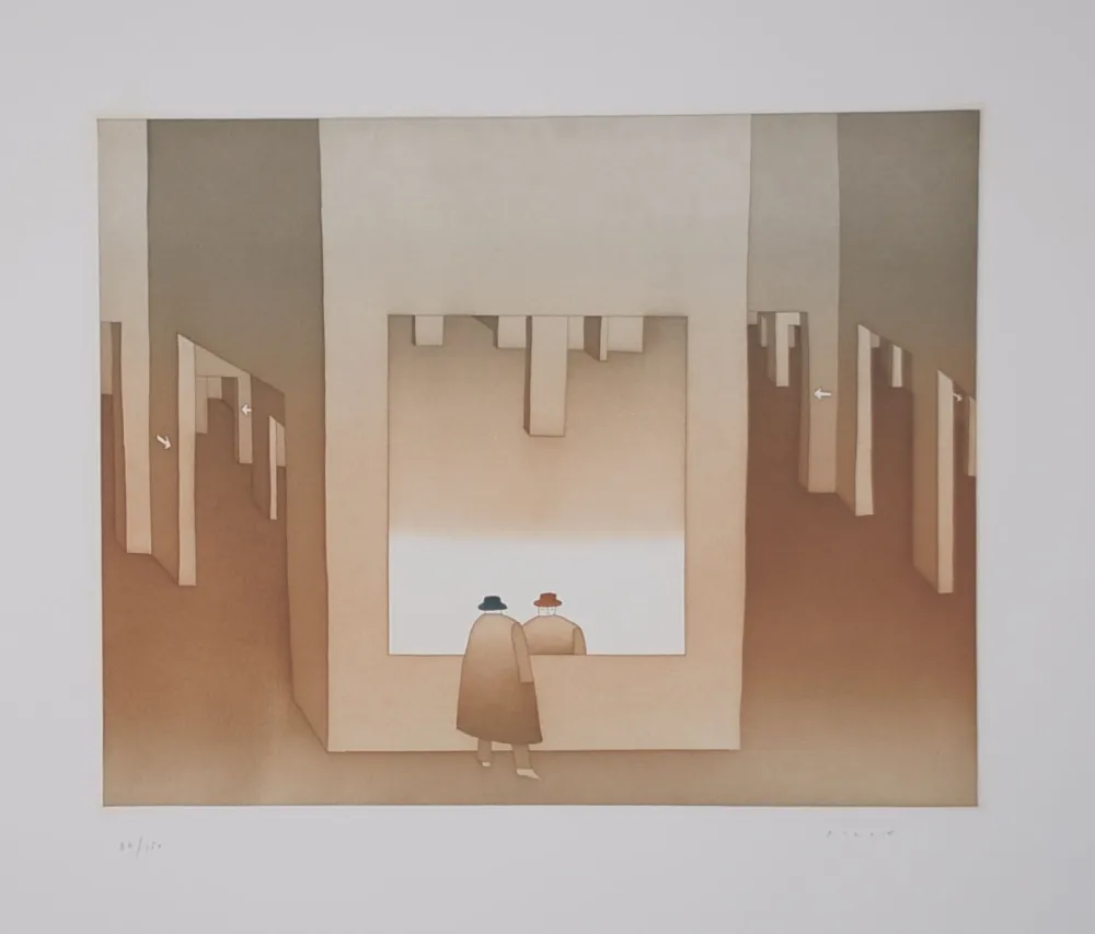 エッチングと　アクチアント Folon - Le Miroir