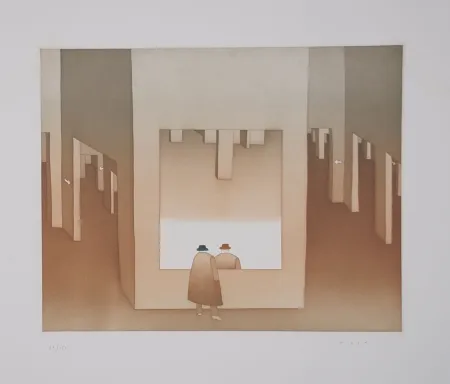 エッチングと　アクチアント Folon - Le Miroir