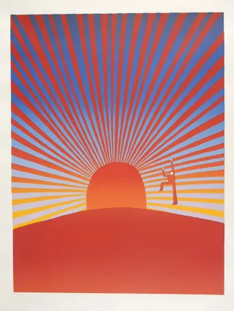 シルクスクリーン Folon - Le Poète - The Poet