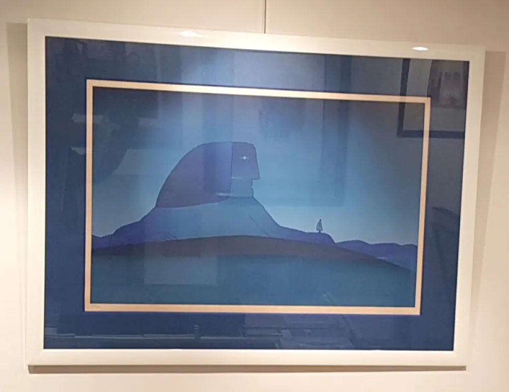 シルクスクリーン Folon - L'Etranger - The Stranger