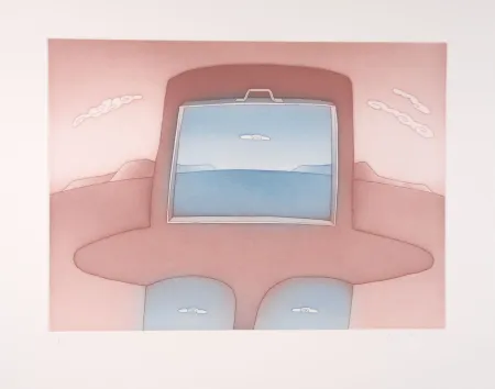 エッチングと　アクチアント Folon - Lointains un Nuage