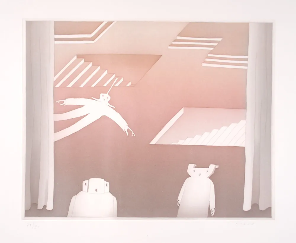 エッチングと　アクチアント Folon - PIAZZA