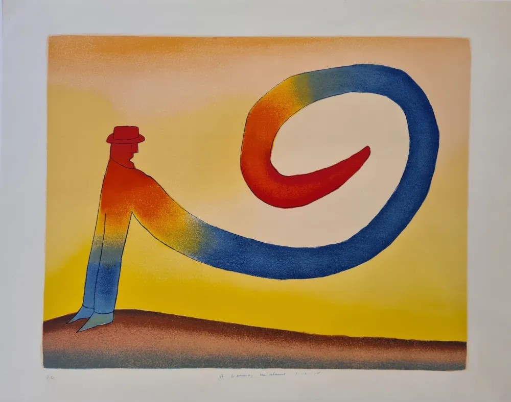 リトグラフ Folon - Sans titre 