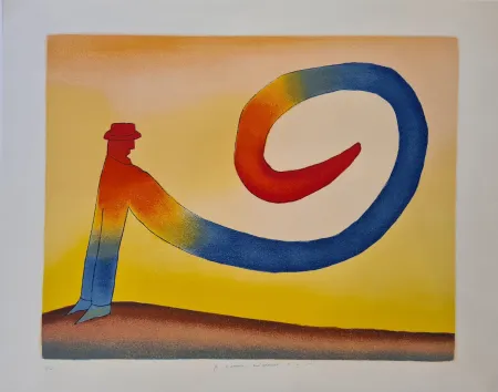 リトグラフ Folon - Sans titre 