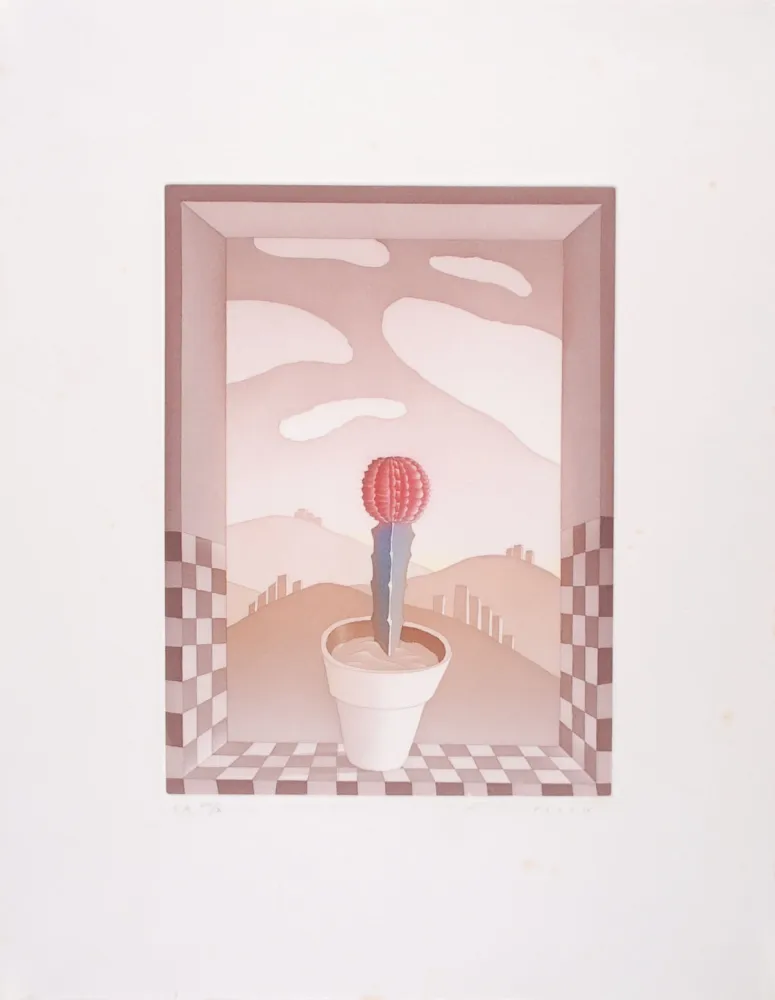 エッチングと　アクチアント Folon - Une Fleur