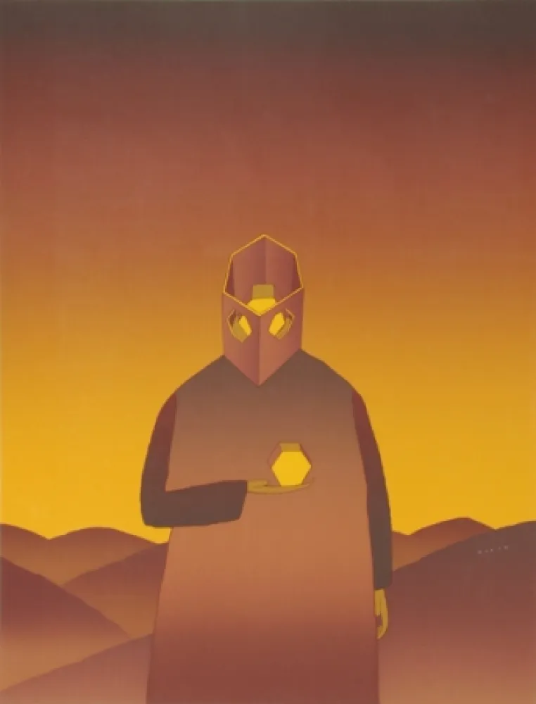 シルクスクリーン Folon - Untitled