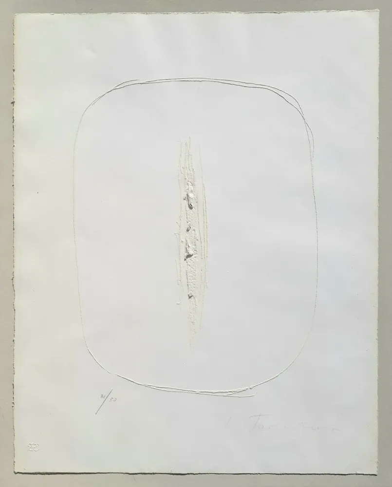 彫版 Fontana - Concetto spaziale