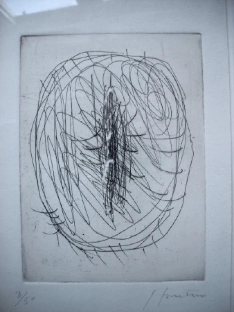 エッチング Fontana - Concetto Spaziale