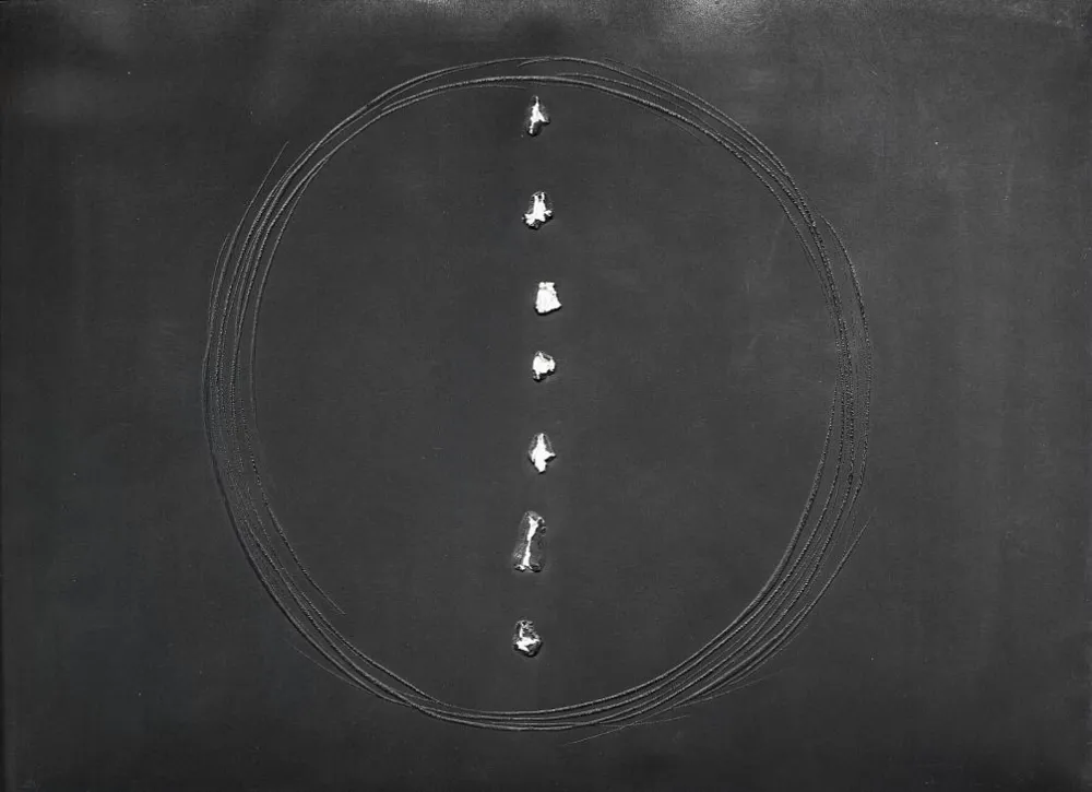 エッチングと　アクチアント Fontana - Concetto spaziale