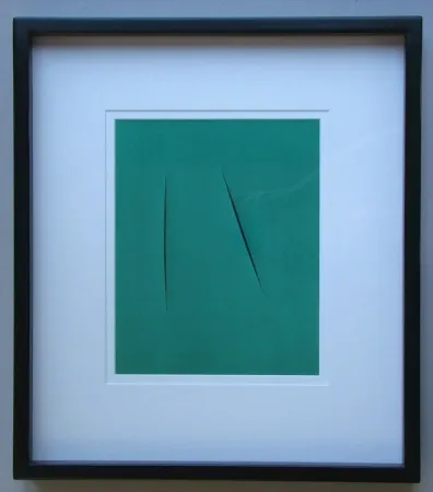 ステンシル Fontana - Concetto Spaziale